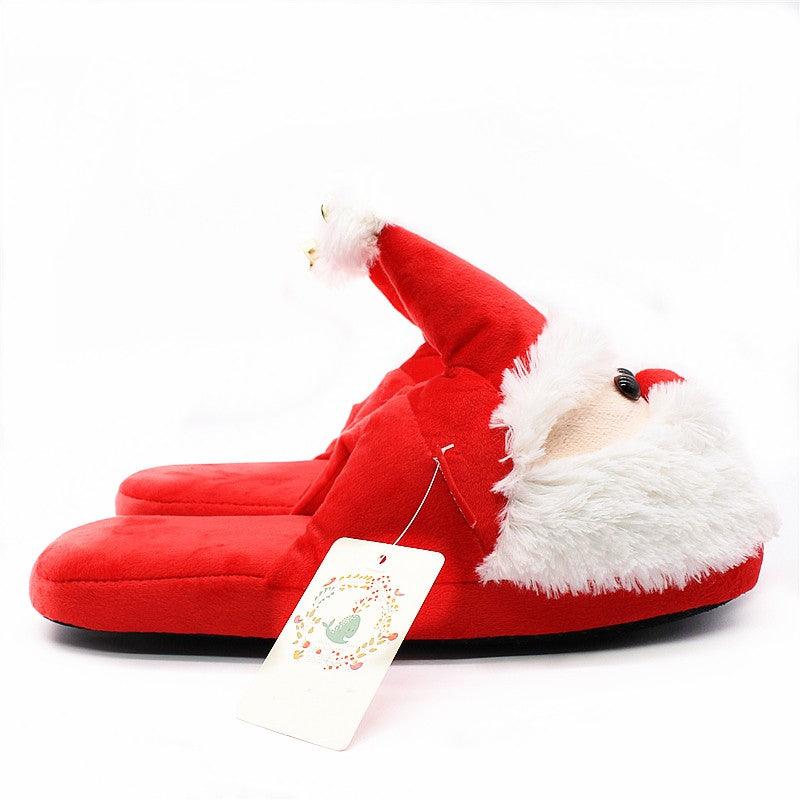 Cozy Claus Cotton Comforts - Santa Slippers - CozyBuys