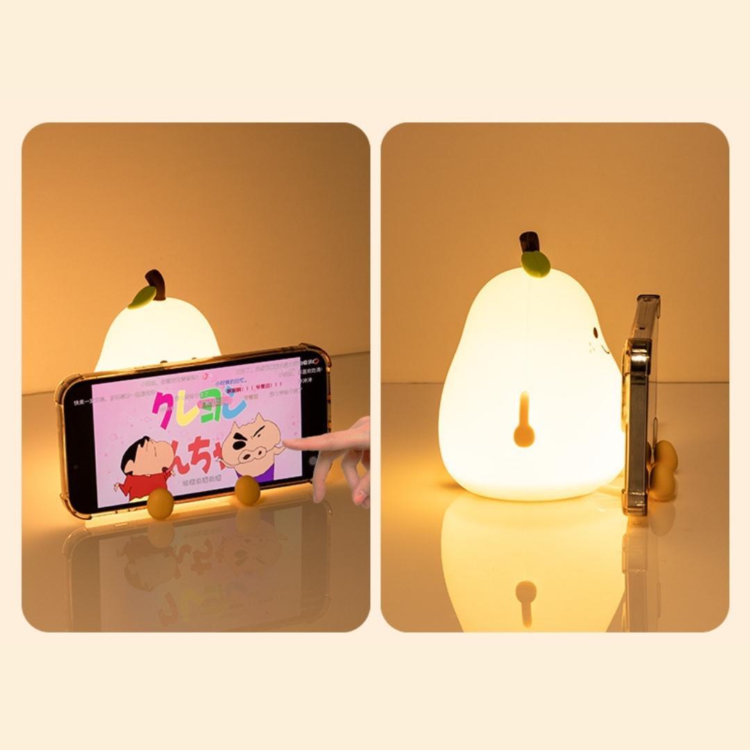 Nightly Wish Calming Rechargeable Dimmable 7 Colors Pear Touch Lamp - 0 - CozyBuys