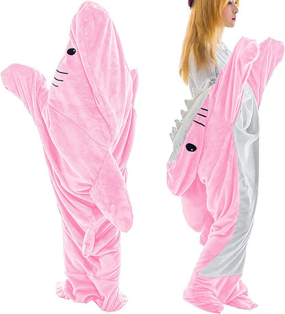 💥💥New Arrival Plus Size Shark Wearable - Pink / One Size Fits All (Maximum suitable for 5 ft 5 in / 165cm ) - CozyBuys