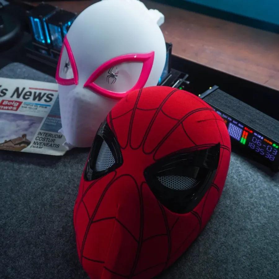 Spider-Man & Gwen Electric Luminous Mask - Spiderman Mask With Movable Eyes - CozyBuys