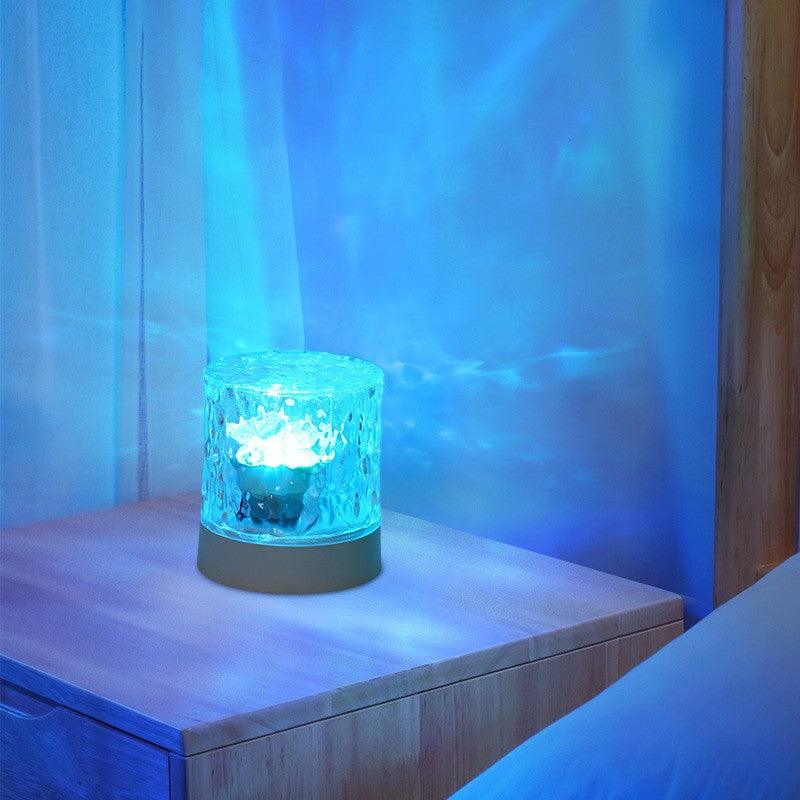 Dynamic Water Ripples Ambient Night Light - CozyBuys