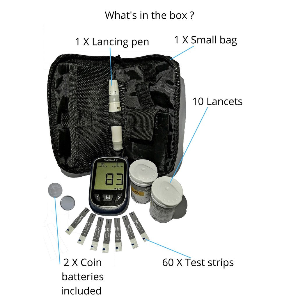 GoChek2 Blood Glucose Monitoring System