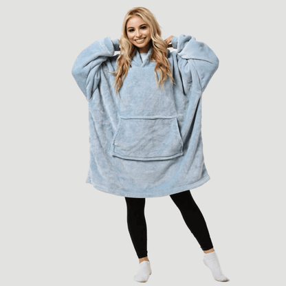 The Ultra-Soft Blanket Hoodie - Blue - CozyBuys