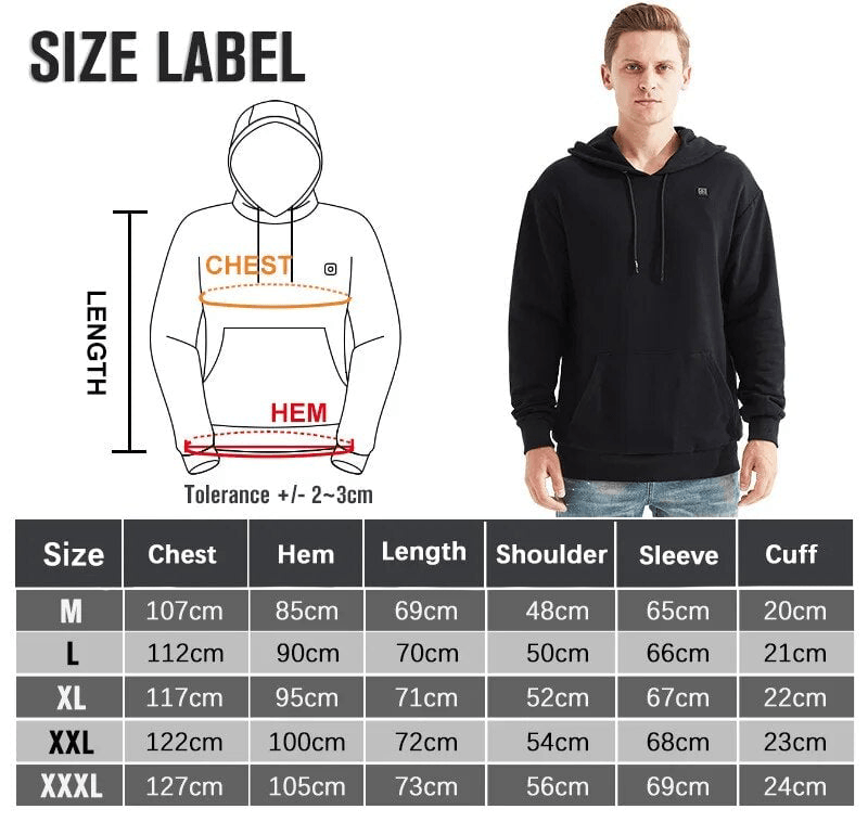 USB Heated Hoodie-Chargers not included - CozyBuys