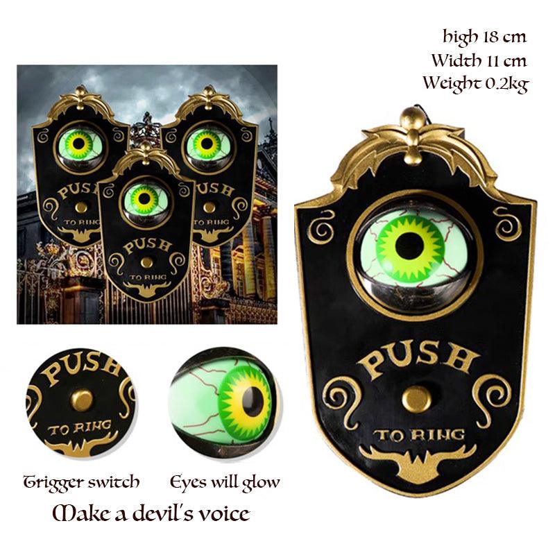 🔔 Animated Eyeball Doorbell with Spooky Sounds - CozyBuys