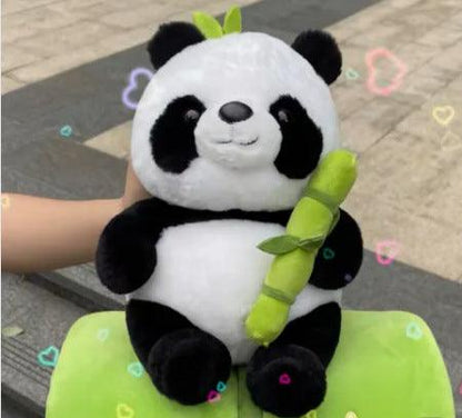 Bamboo Panda Plushie - panda plushie - CozyBuys