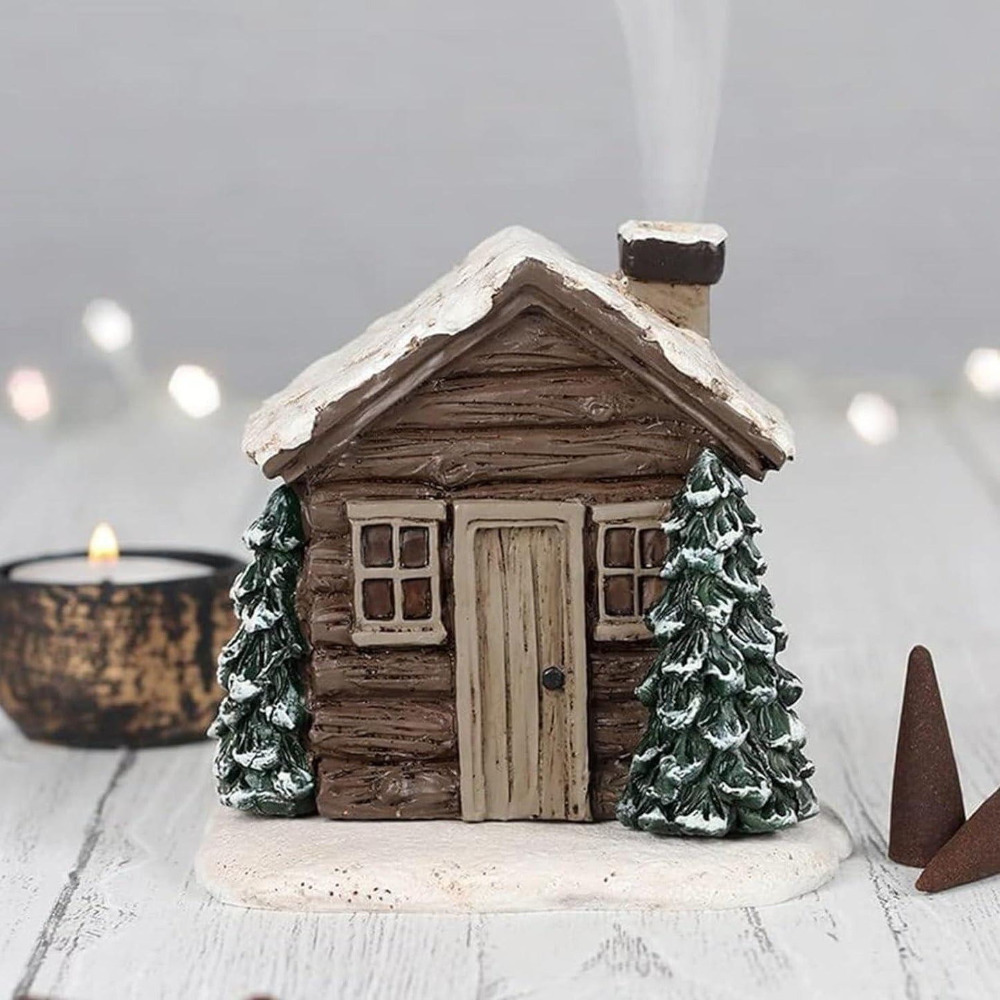 Cozy Cabin Incense Chimney - Log Cabin - CozyBuys