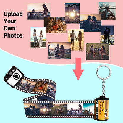 LOVEROLL™ Love in Frames: Custom Film Roll Keychain