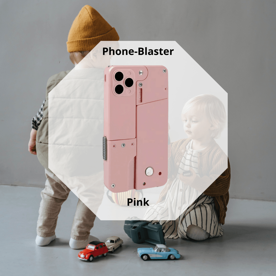 Phone-Blaster: The Ultimate Foam Shooter - Pink - CozyBuys