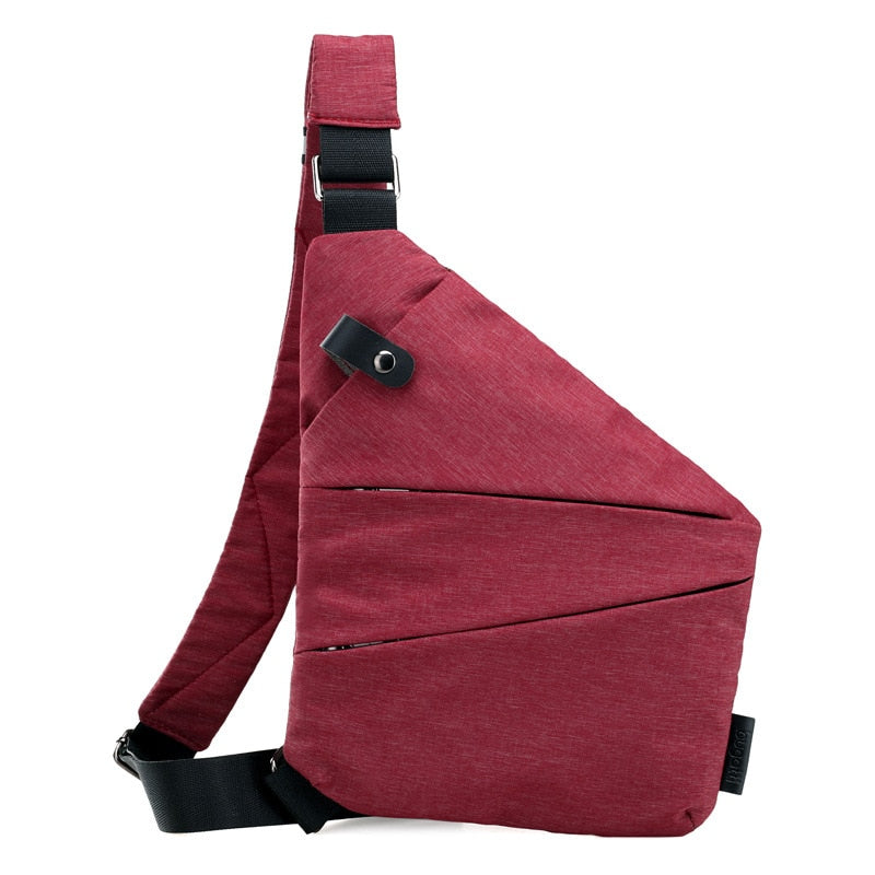 Crossbody Bag for Secure Storage - Rose Pink / Left Handed - 0 - CozyBuys