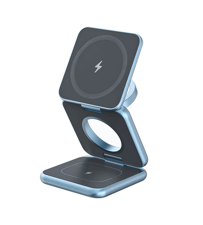 3-In-1 Foldable Magnetic Wireless Charger & Stand Kit - trending products - CozyBuys