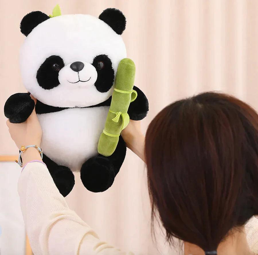 Bamboo Panda Plushie - panda plushie - CozyBuys
